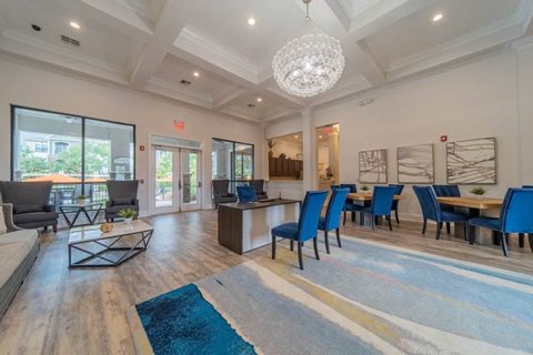 Clubhouse at The Oxmoor Apartments in Birmingham, AL